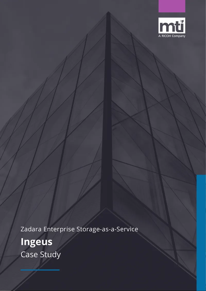 Ingeus Case Study on Zadara Storage Solution