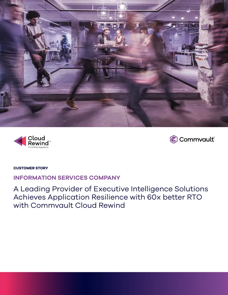 Application Resilience Implementation with Commvault Cloud Rewind