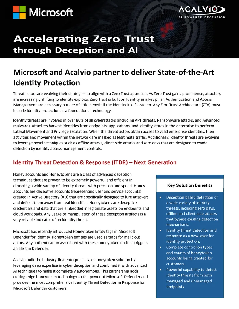 Identity Threat Detection and Response Integration Overview