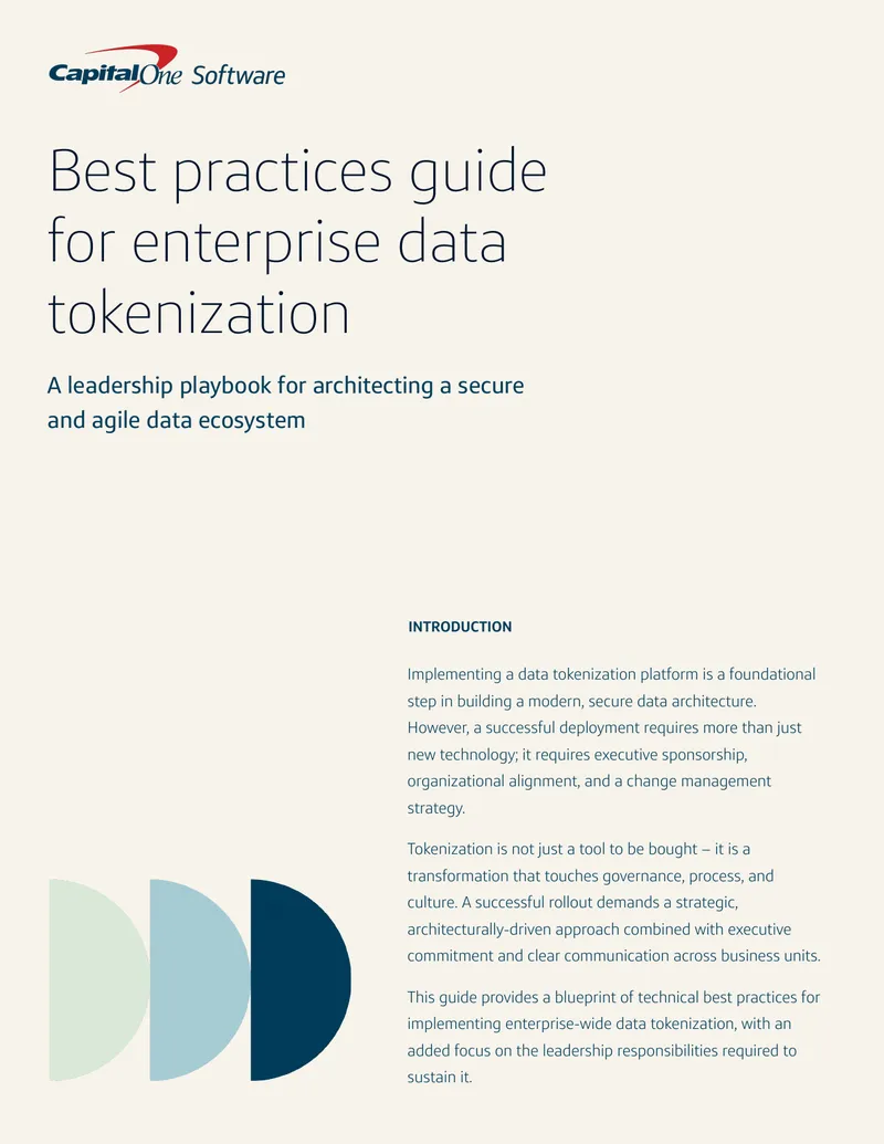 Best Practices Guide for Enterprise Data Tokenization