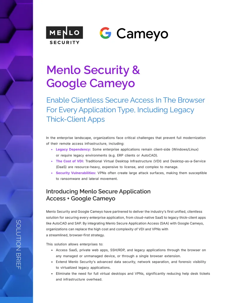 Clientless Secure Access Solution Overview