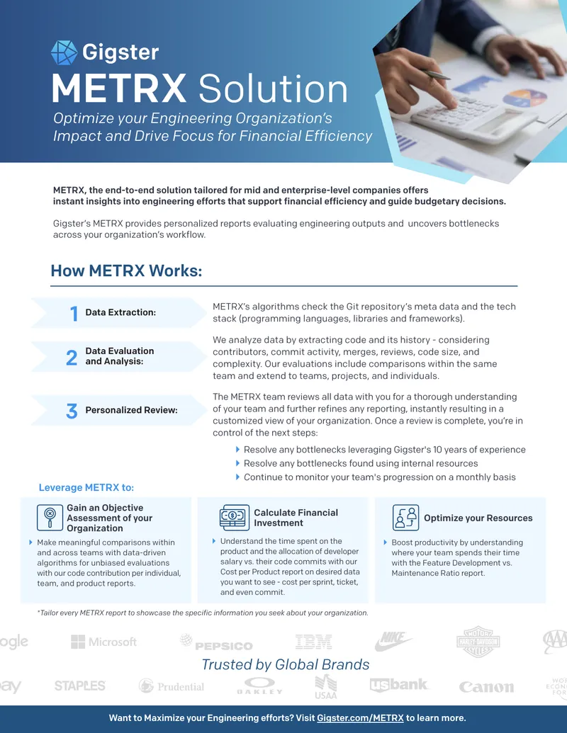 METRX Engineering Efficiency Optimization Solution