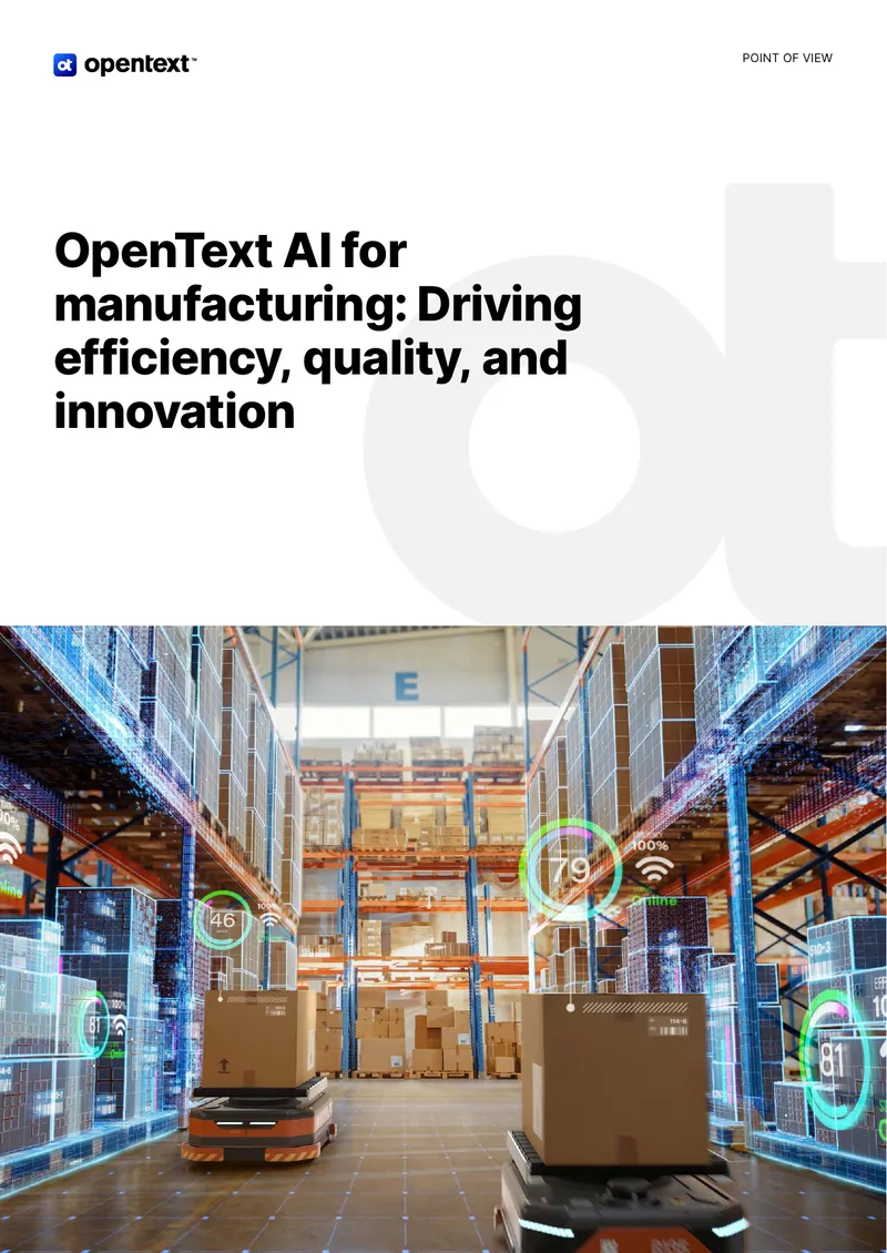 OpenText AI for Manufacturing Implementation Guide