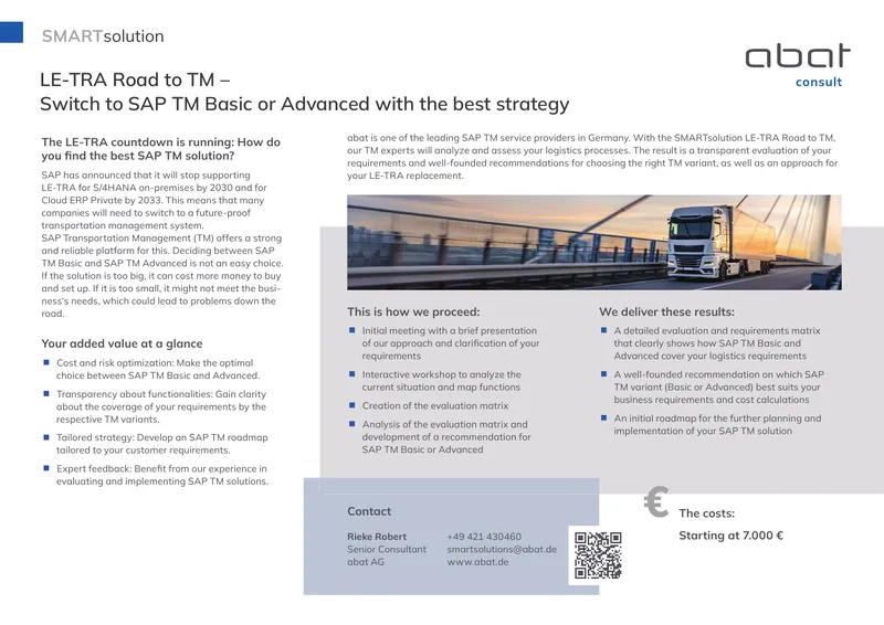 SAP TM Solution Selection and Implementation Guide
