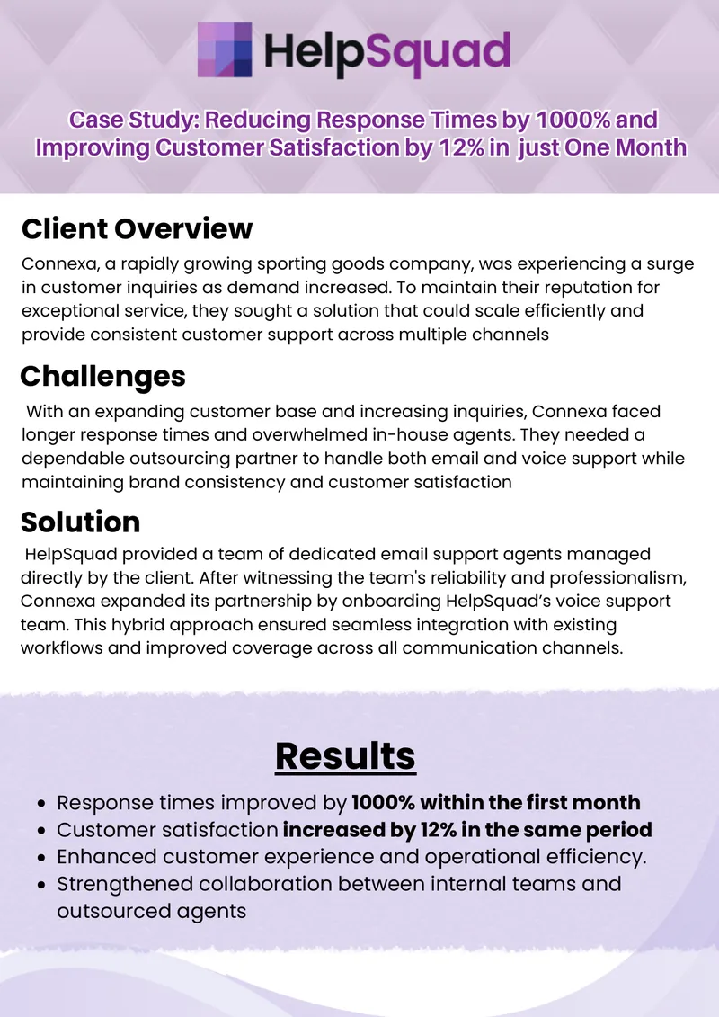 Case Study on Improving Customer Response Times
