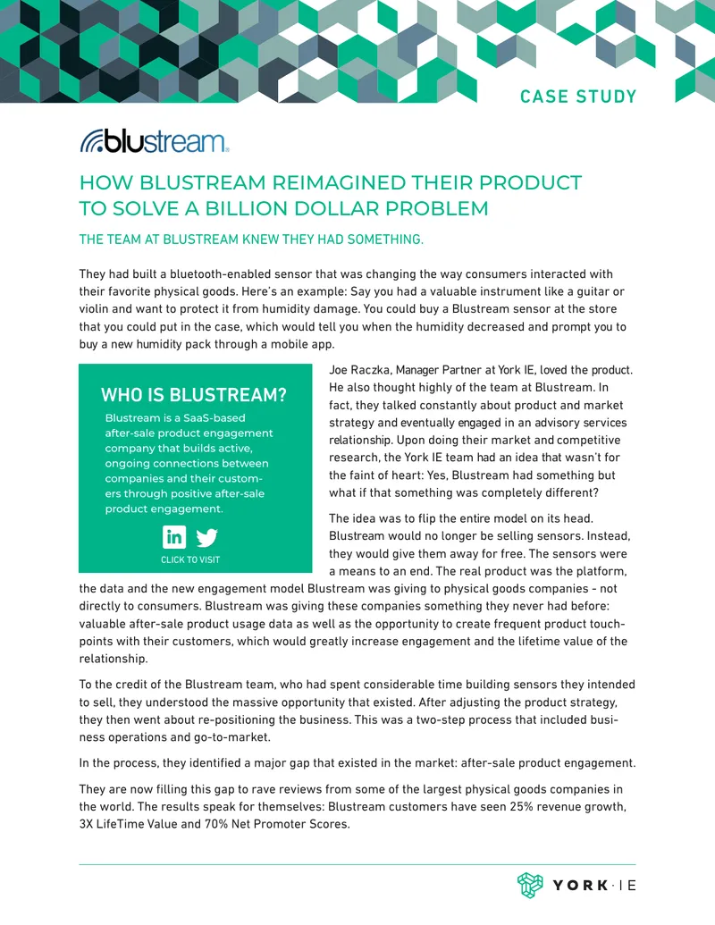 Blustream Product Engagement Case Study