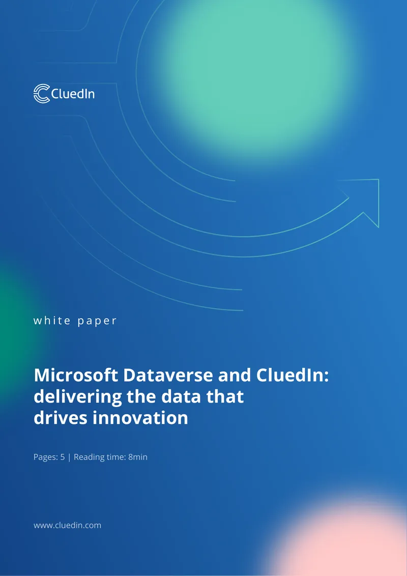 Microsoft Dataverse and CluedIn Data Management Integration