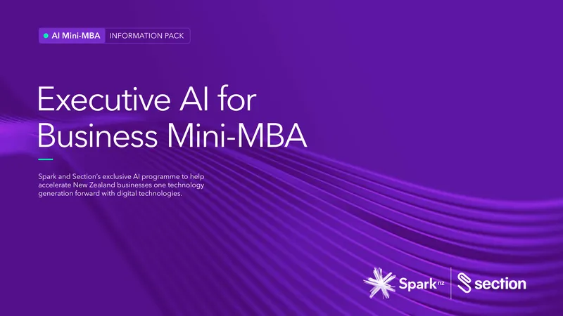 AI for Business Mini-MBA Information Pack