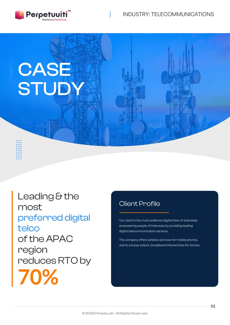 Disaster Recovery Automation for Telecommunications