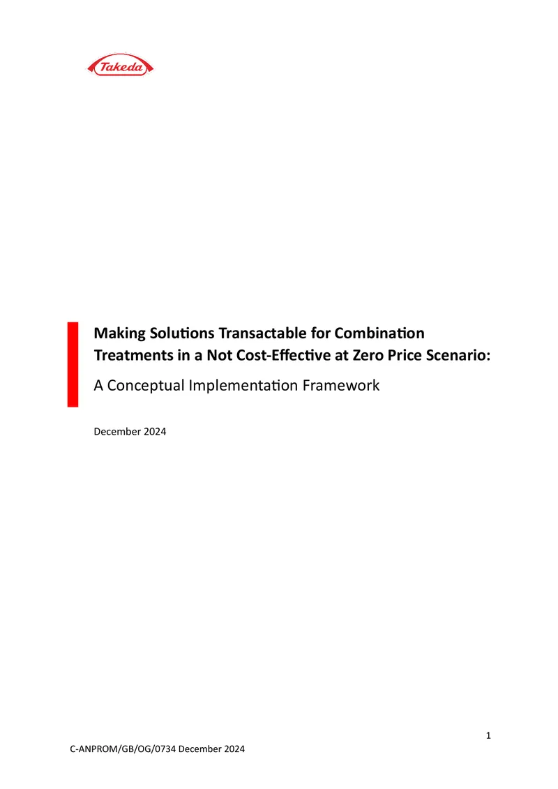 Conceptual Implementation Framework for Combination Treatments