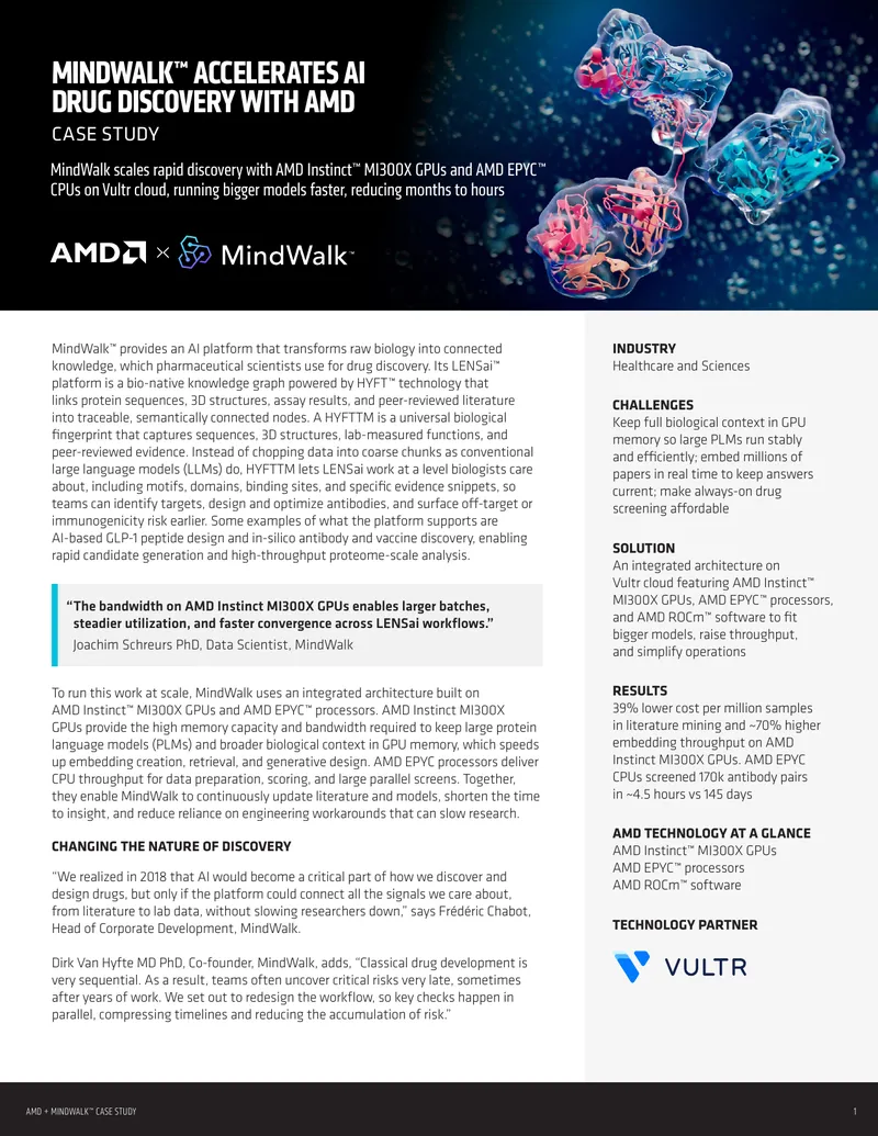 MindWalk Case Study on AMD Technology Integration