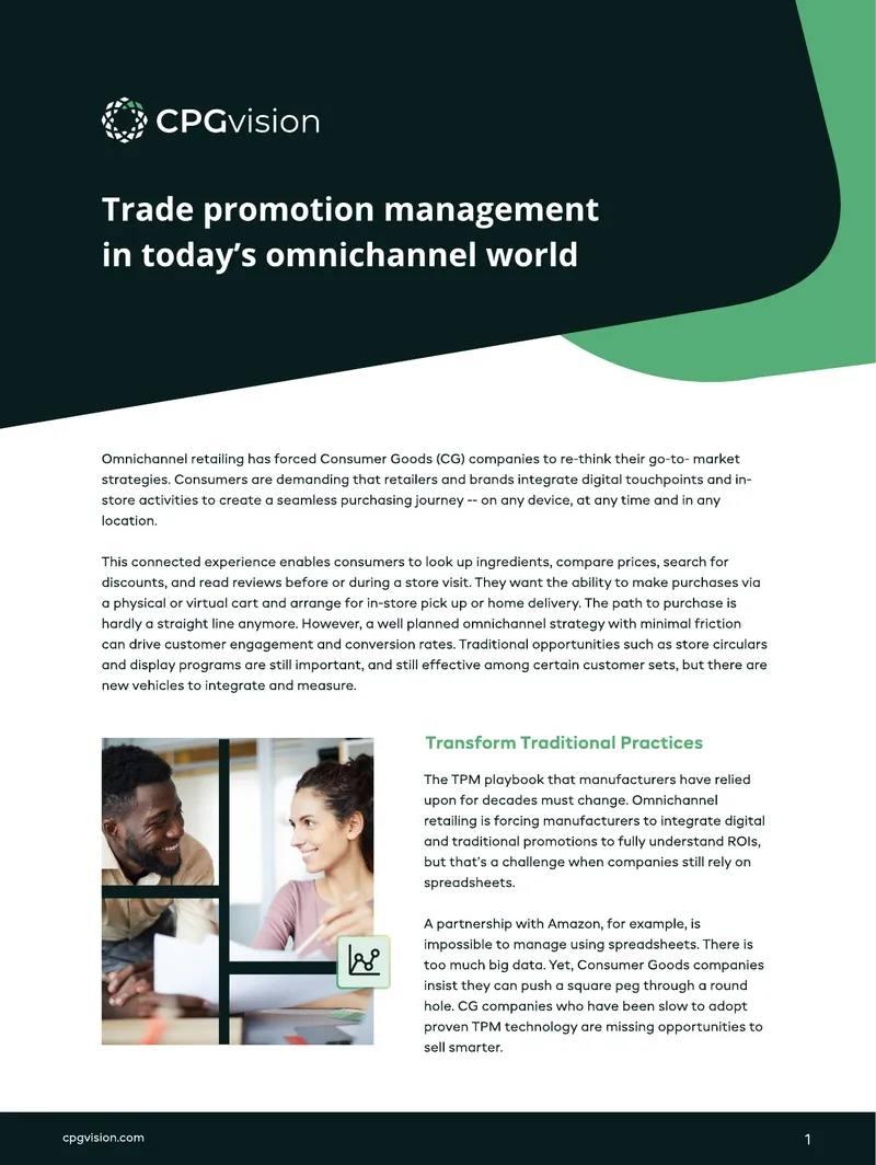 Transforming Trade Promotion Management in Omnichannel Retailing