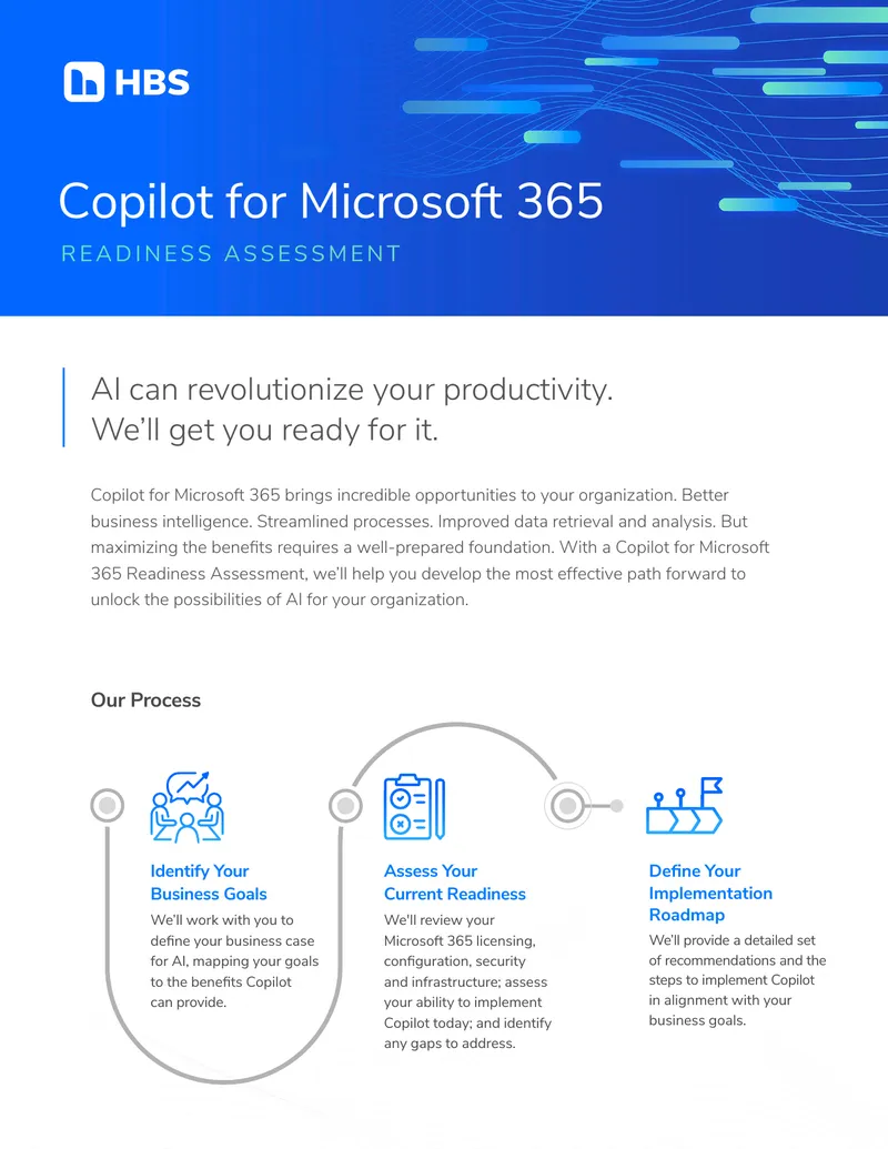 Copilot for Microsoft 365 Readiness Assessment Guide