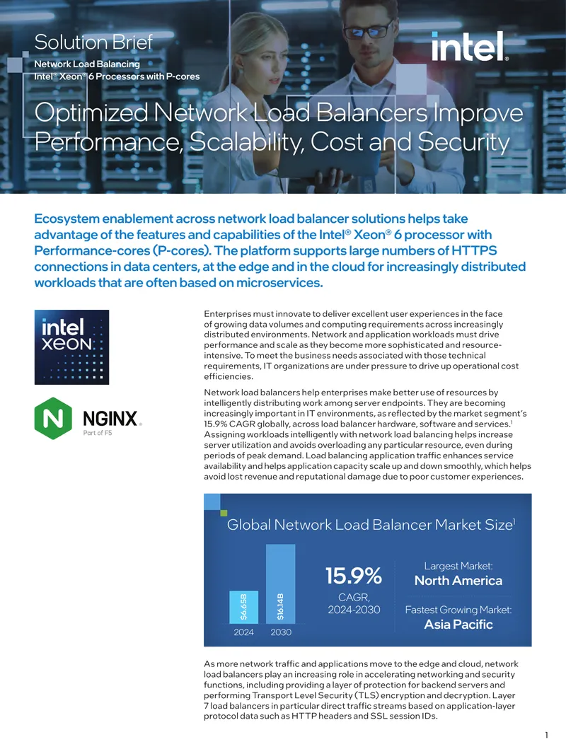 Optimized Network Load Balancers Improve Performance and Security