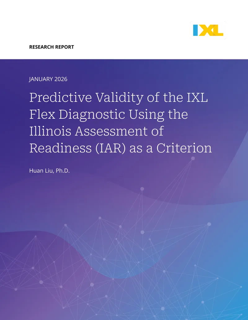 Predictive Validity of the IXL Flex Diagnostic