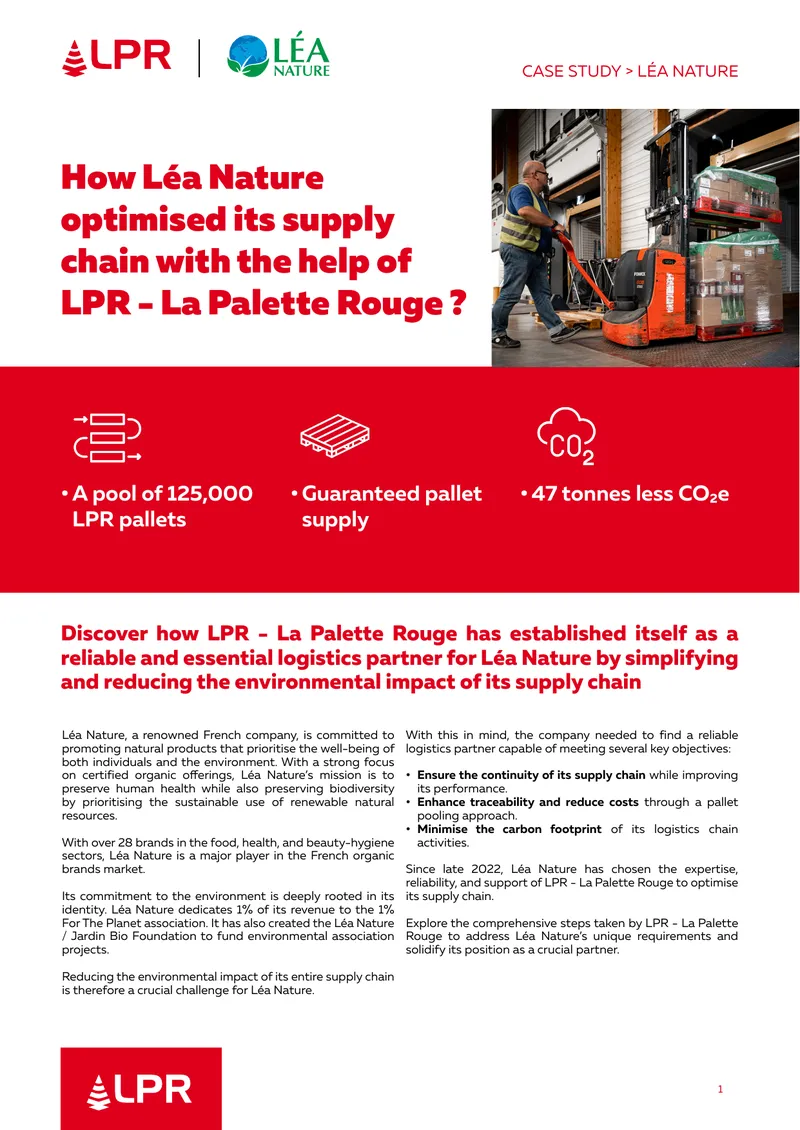 Léa Nature Supply Chain Optimization Case Study
