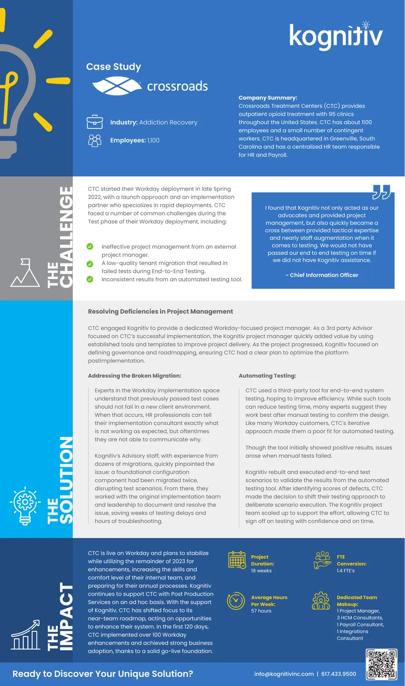 CTC Workday Deployment Case Study
