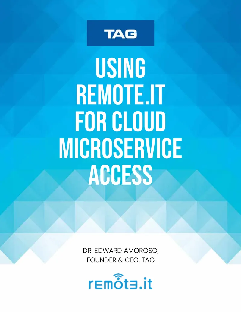 Using Remote.it for Secure Cloud Microservice Access