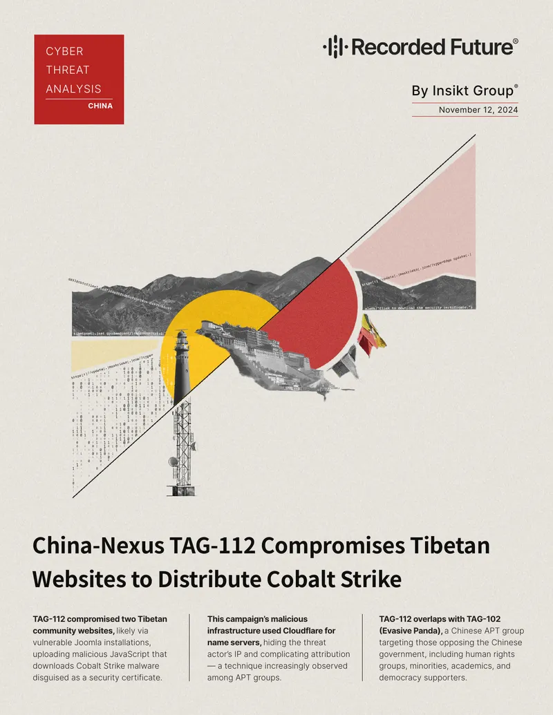 Analysis of TAG-112 Compromise of Tibetan Websites