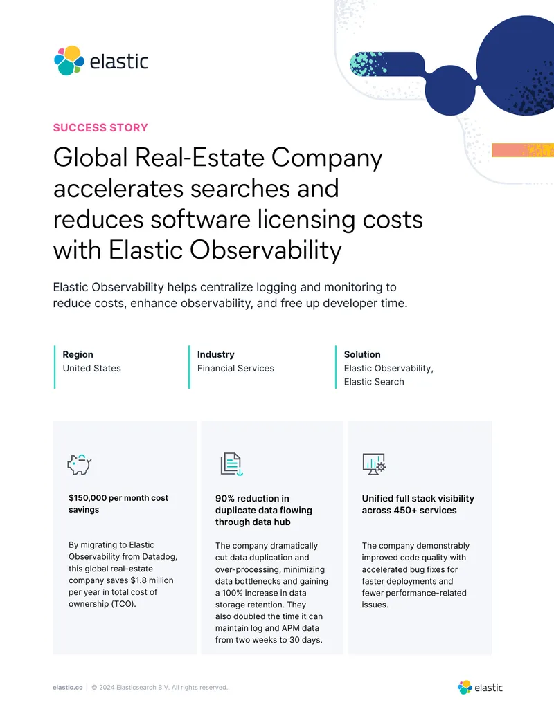 Global Real-Estate Company Enhances Search Efficiency