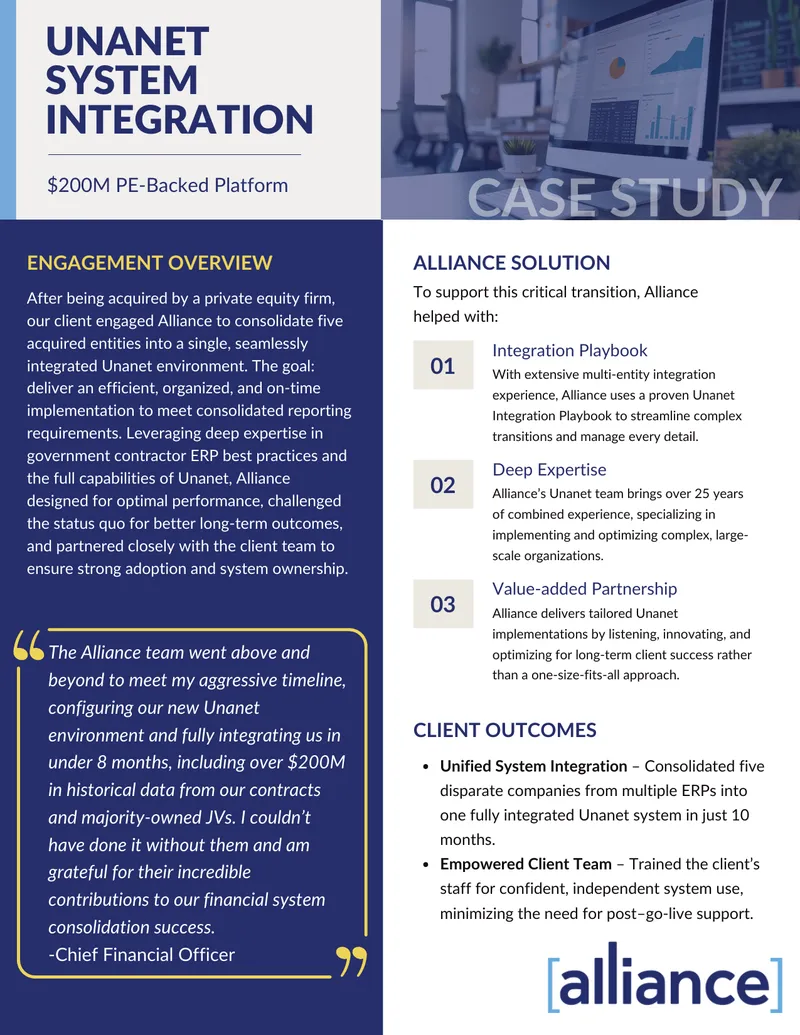 Unanet System Integration Case Study