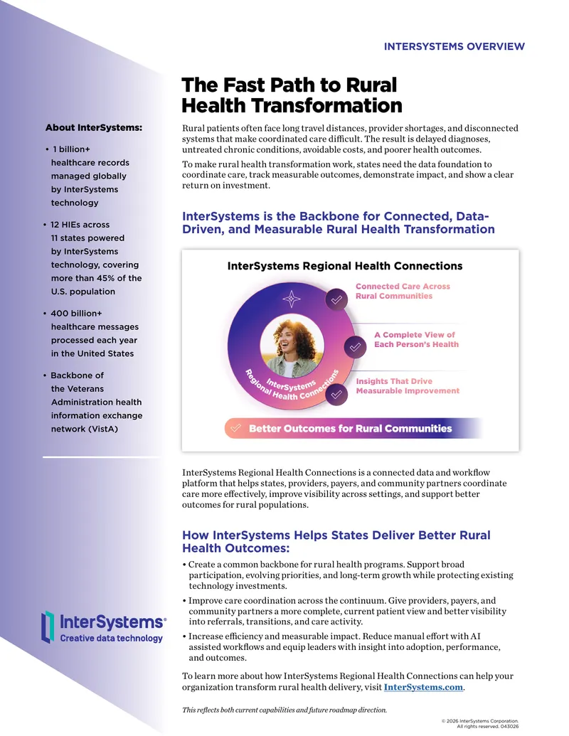 Data-Driven Approach to Rural Health Transformation