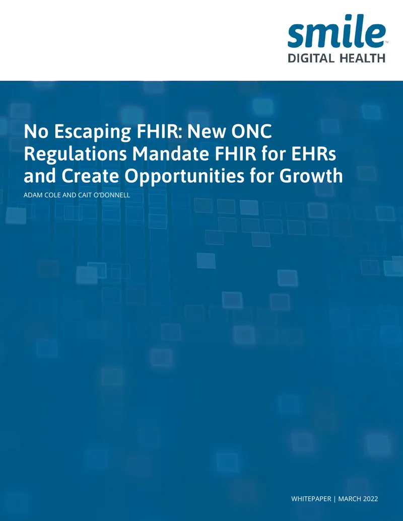 ONC Regulations Mandating FHIR for EHRs