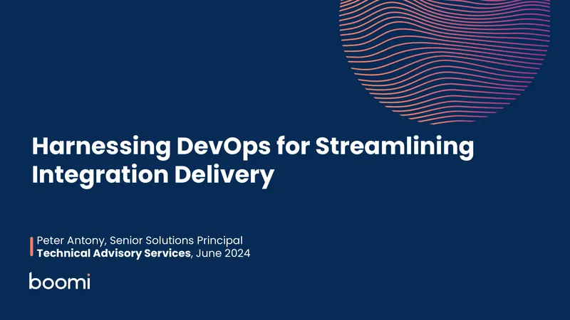 Harnessing DevOps for Streamlining Integration Delivery