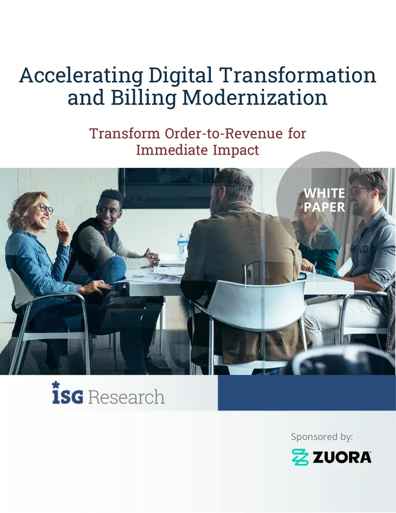 Accelerating Digital Transformation and Billing Modernization