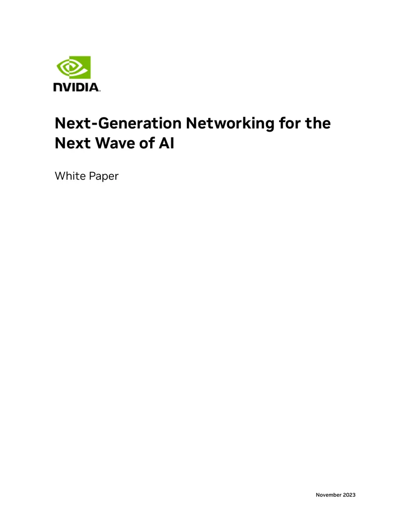 Next-Generation Networking for AI Performance Optimization