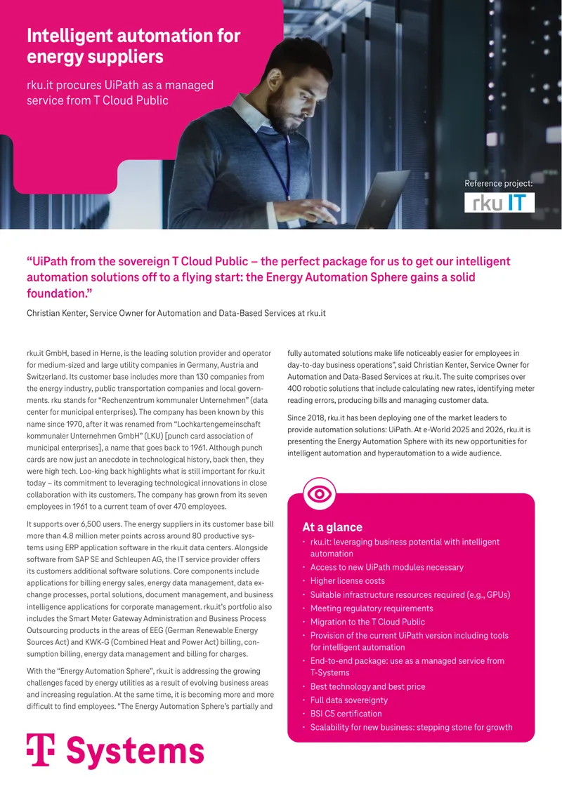 Intelligent Automation Solutions for Energy Suppliers