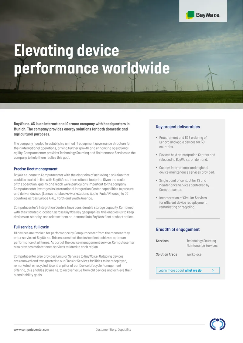 International Device Procurement and Maintenance Strategy