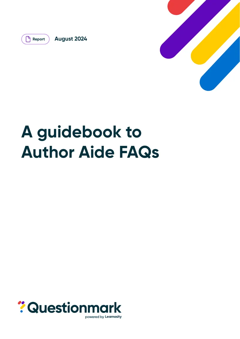 Author Aide FAQs and Responsible AI Overview