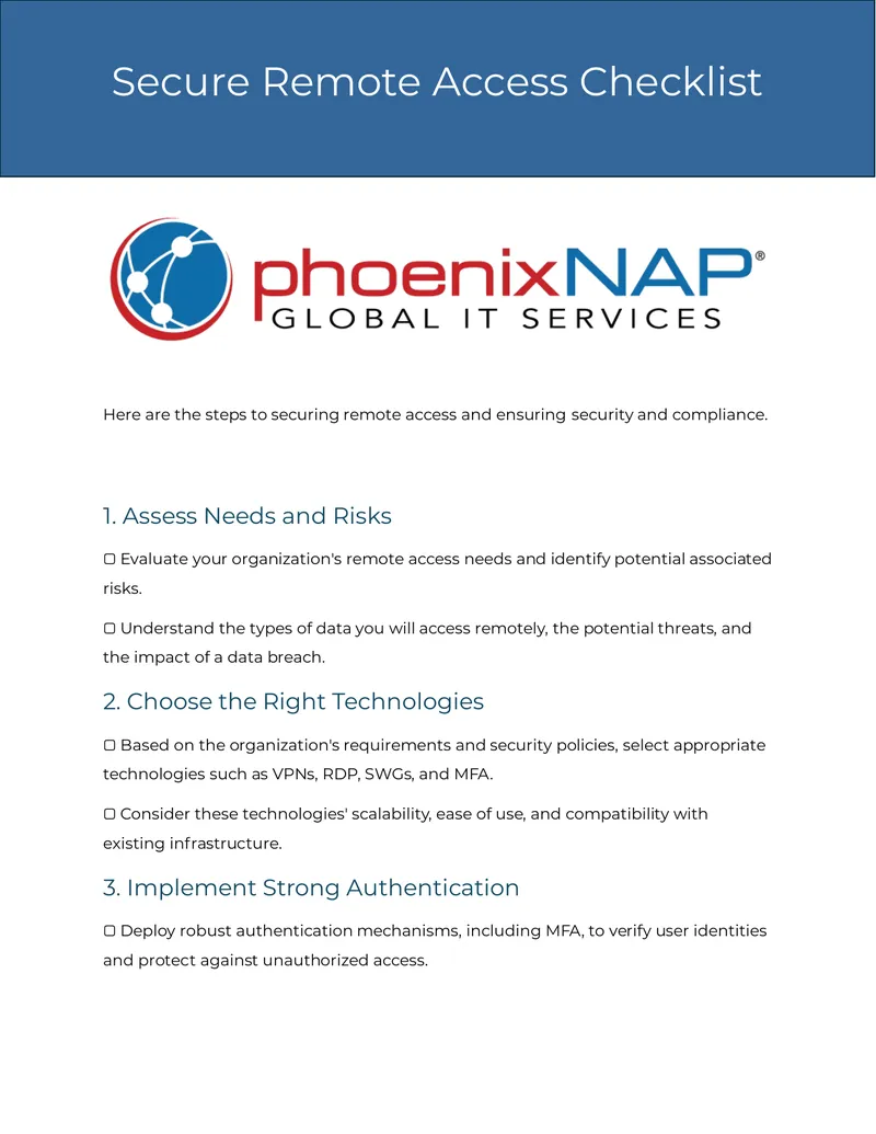 Secure Remote Access Implementation Guide