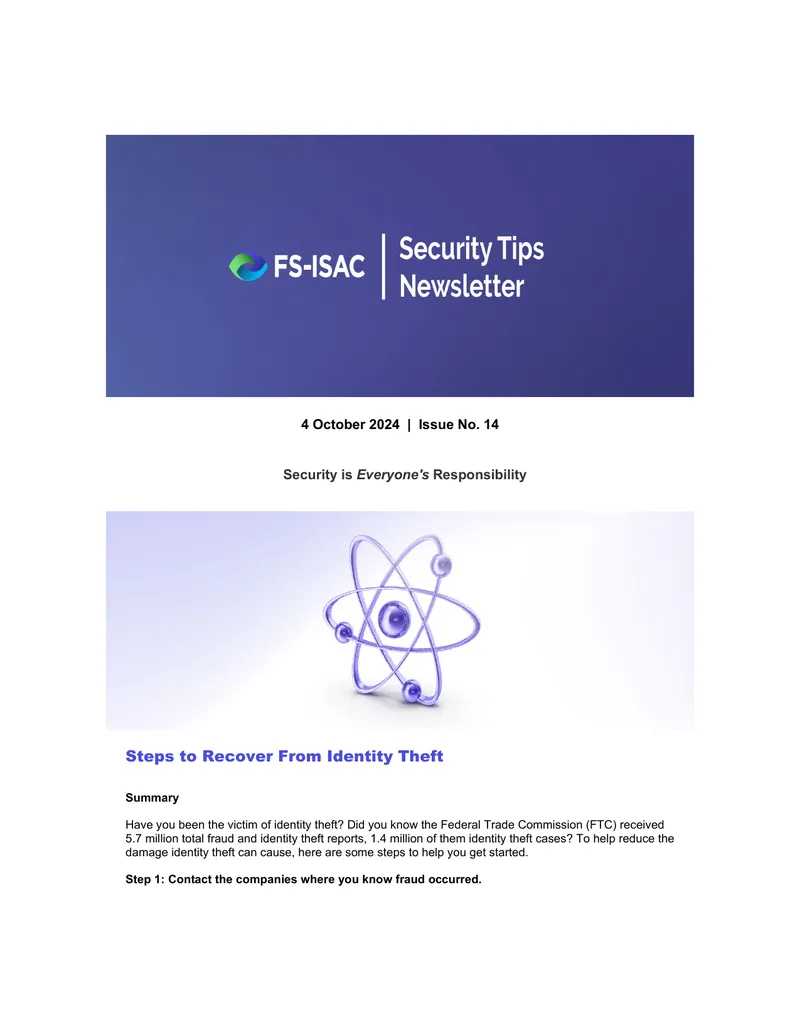 Steps to Recover From Identity Theft