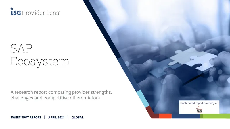 SAP Ecosystem Quadrant Report April 2024