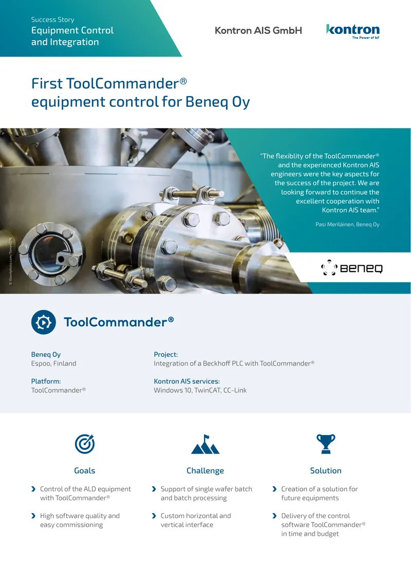 Integration of ToolCommander for ALD Equipment Control preview page 1