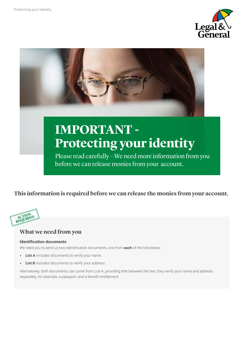 Identity Verification Requirements for Account Access