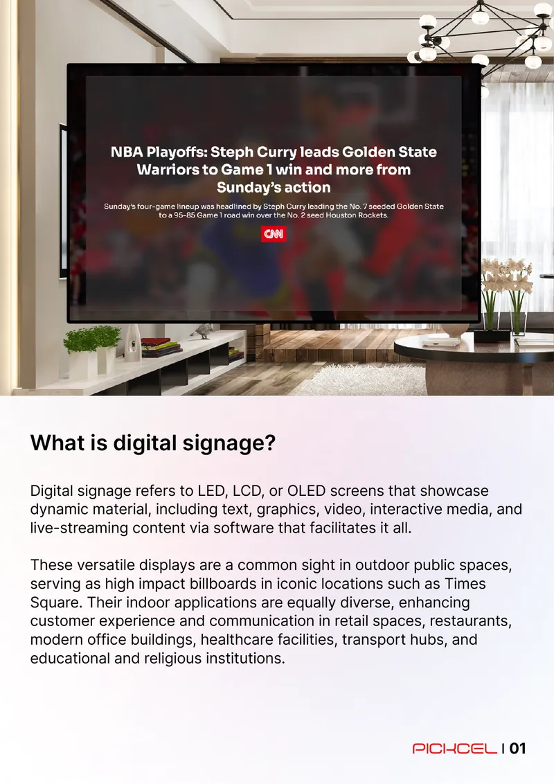 Digital Signage System and Its Components