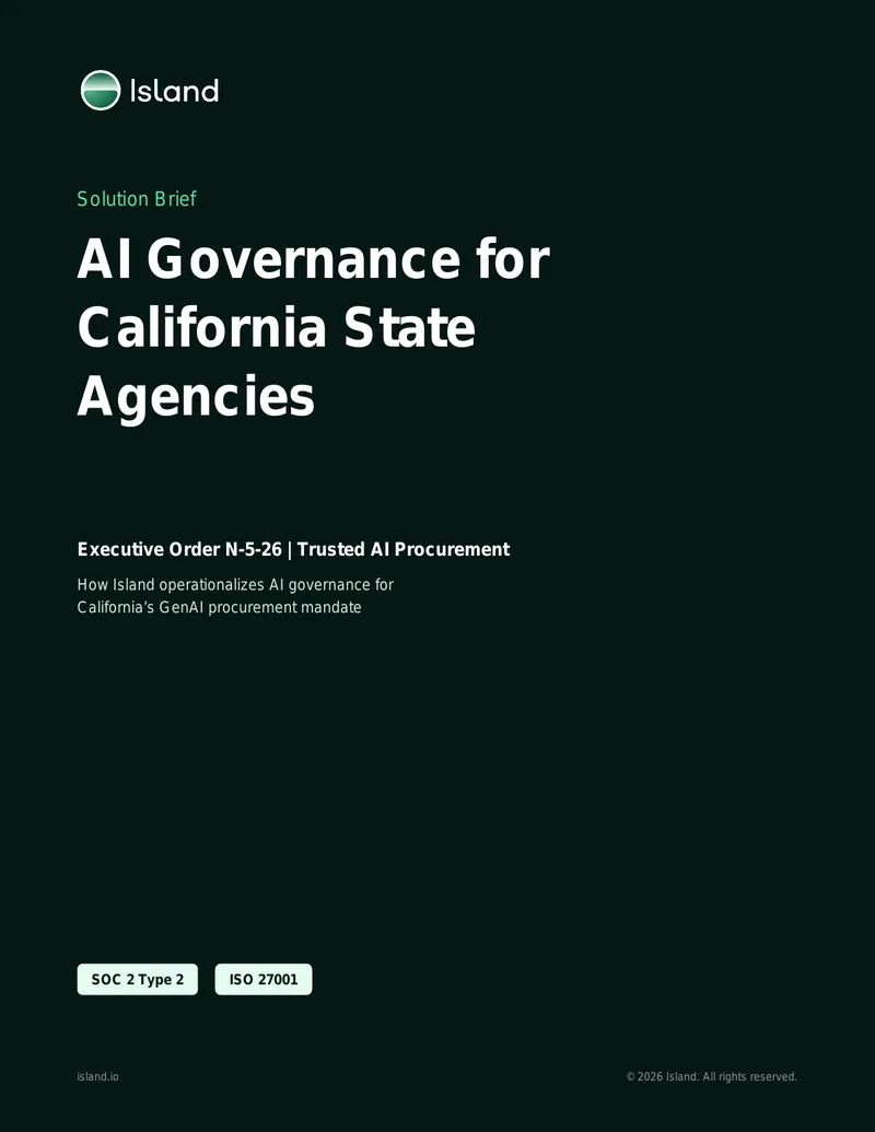 AI Governance Framework for California State Agencies