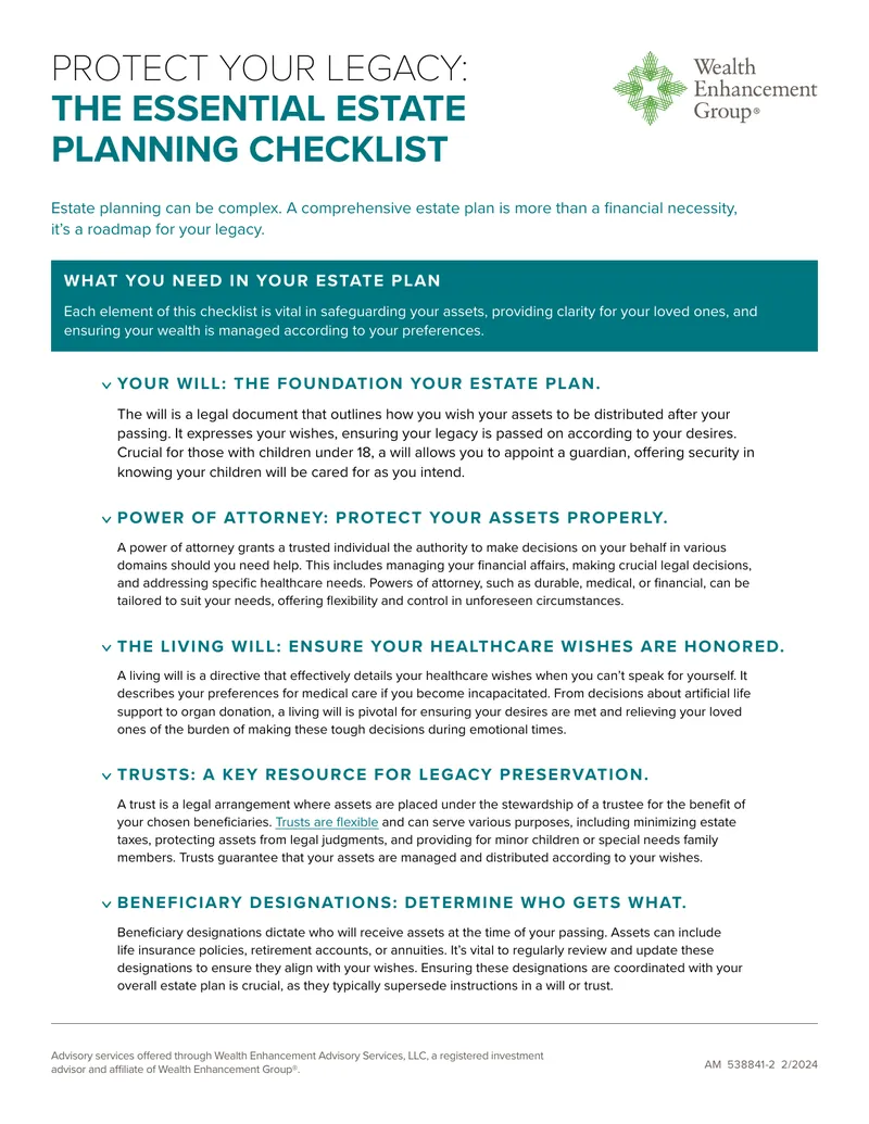 Essential Estate Planning Checklist Guide