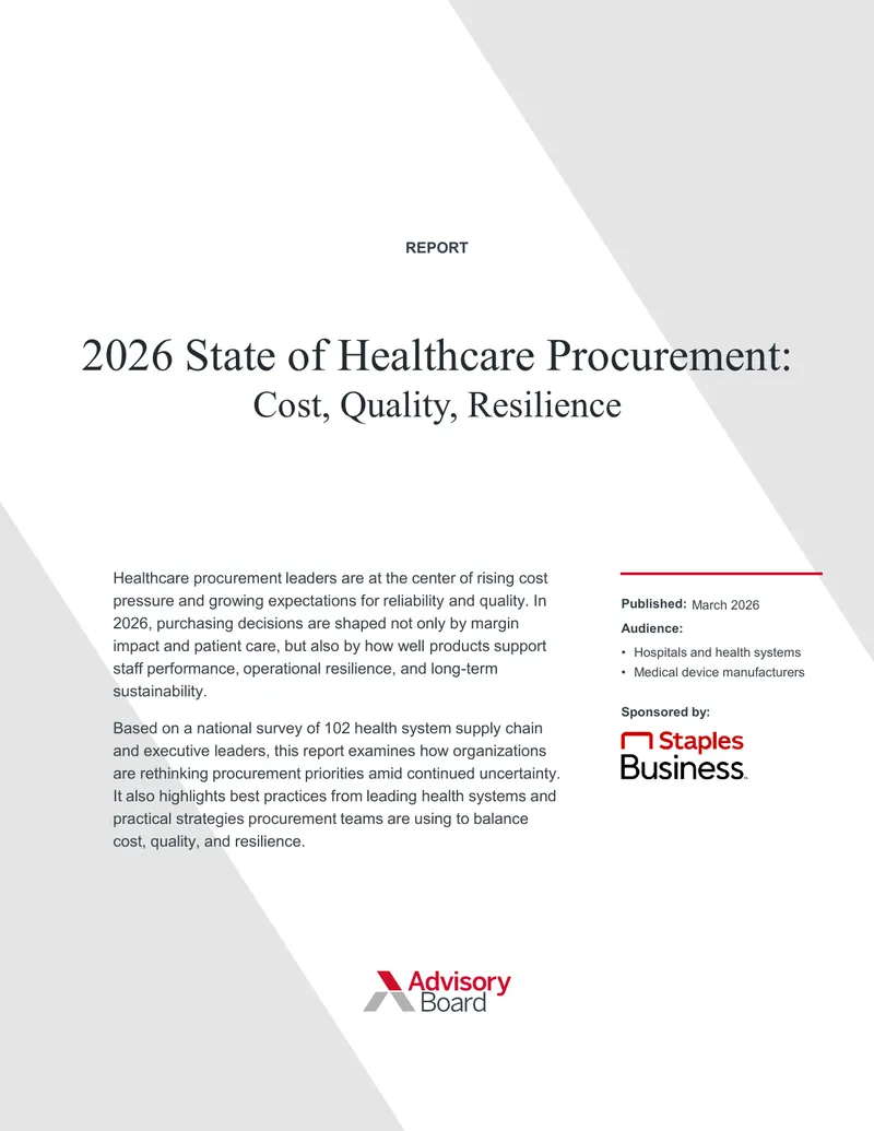 2026 State of Healthcare Procurement Report