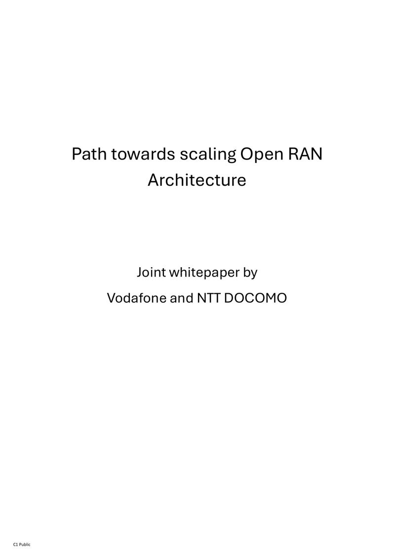 Path Towards Scaling Open RAN Architecture