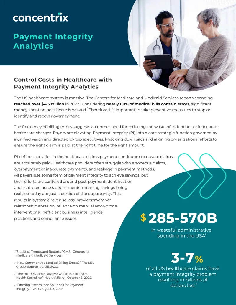 Payment Integrity Analytics Solution Overview