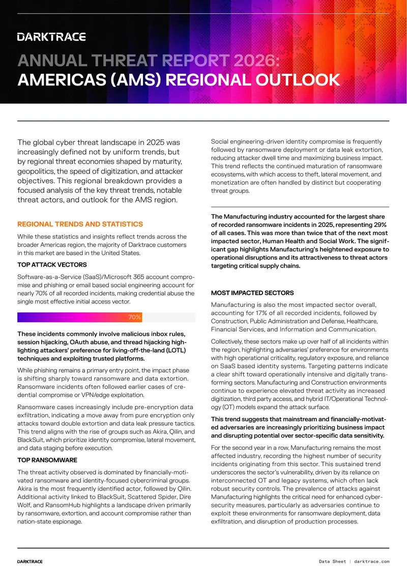 Americas Regional Cyber Threat Outlook 2025