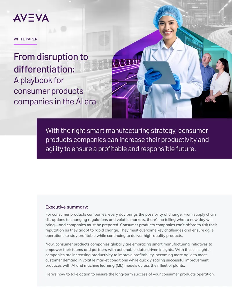 Playbook for Consumer Products Companies in the AI Era