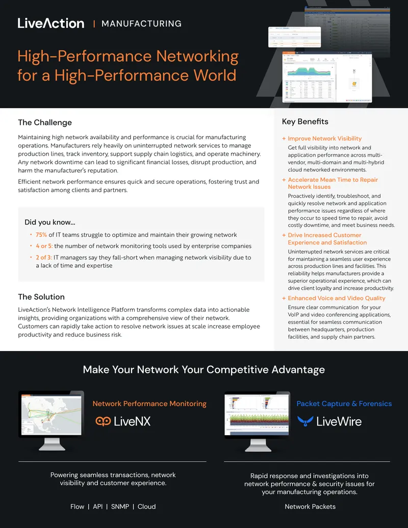 High-Performance Networking Solutions for Manufacturers
