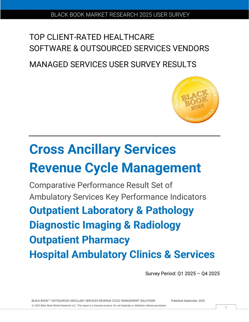 2025 Ancillary Revenue Cycle Management Survey Results