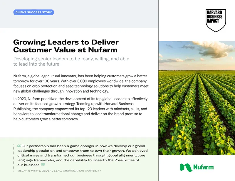 Leadership Development Program at Nufarm