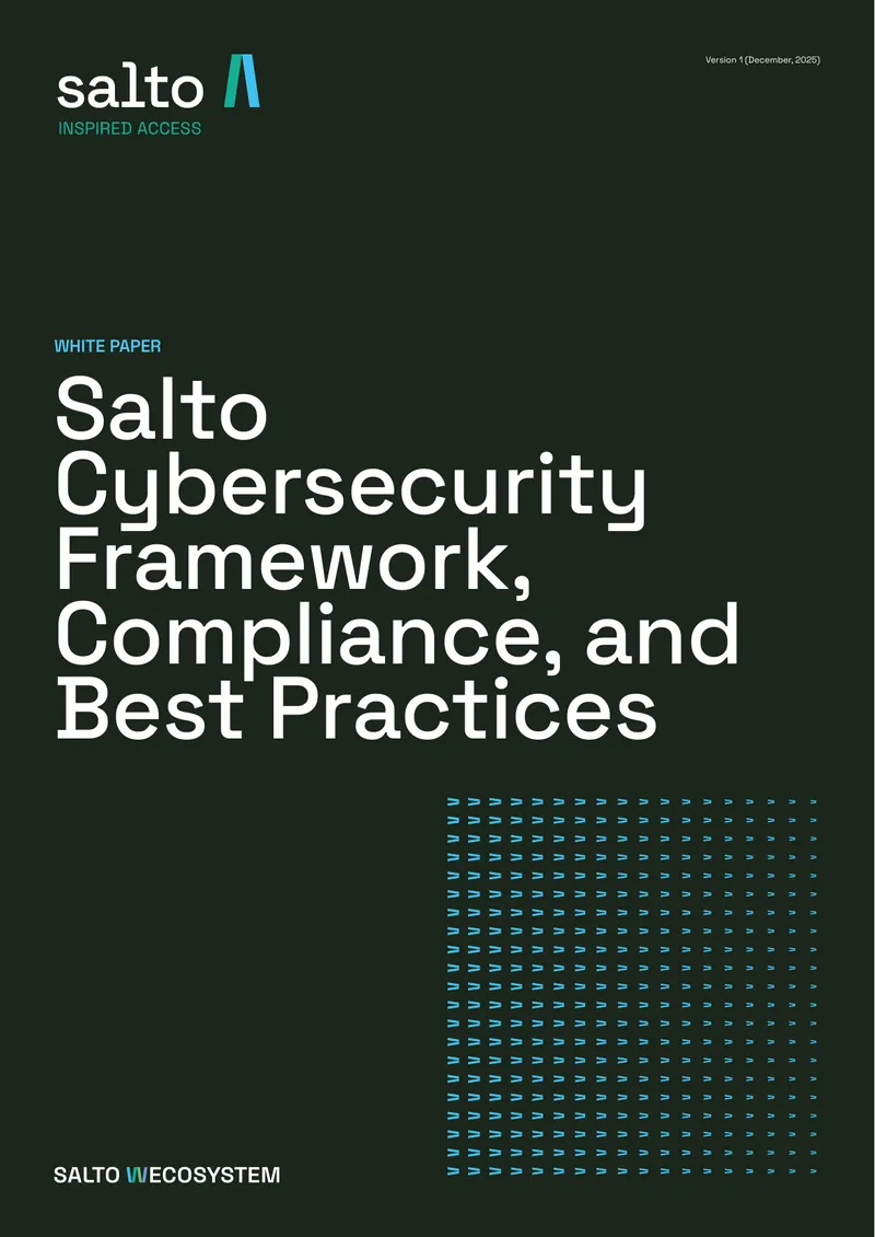 Salto Cybersecurity Framework and Best Practices